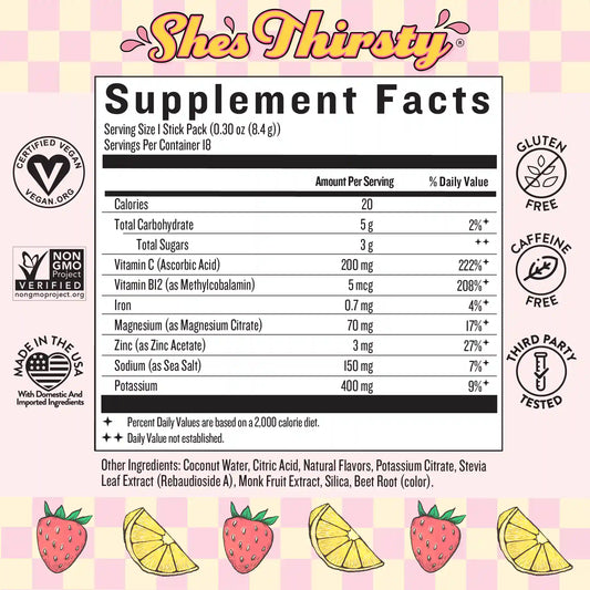 She’s Thirsty® Sample Variety Pack